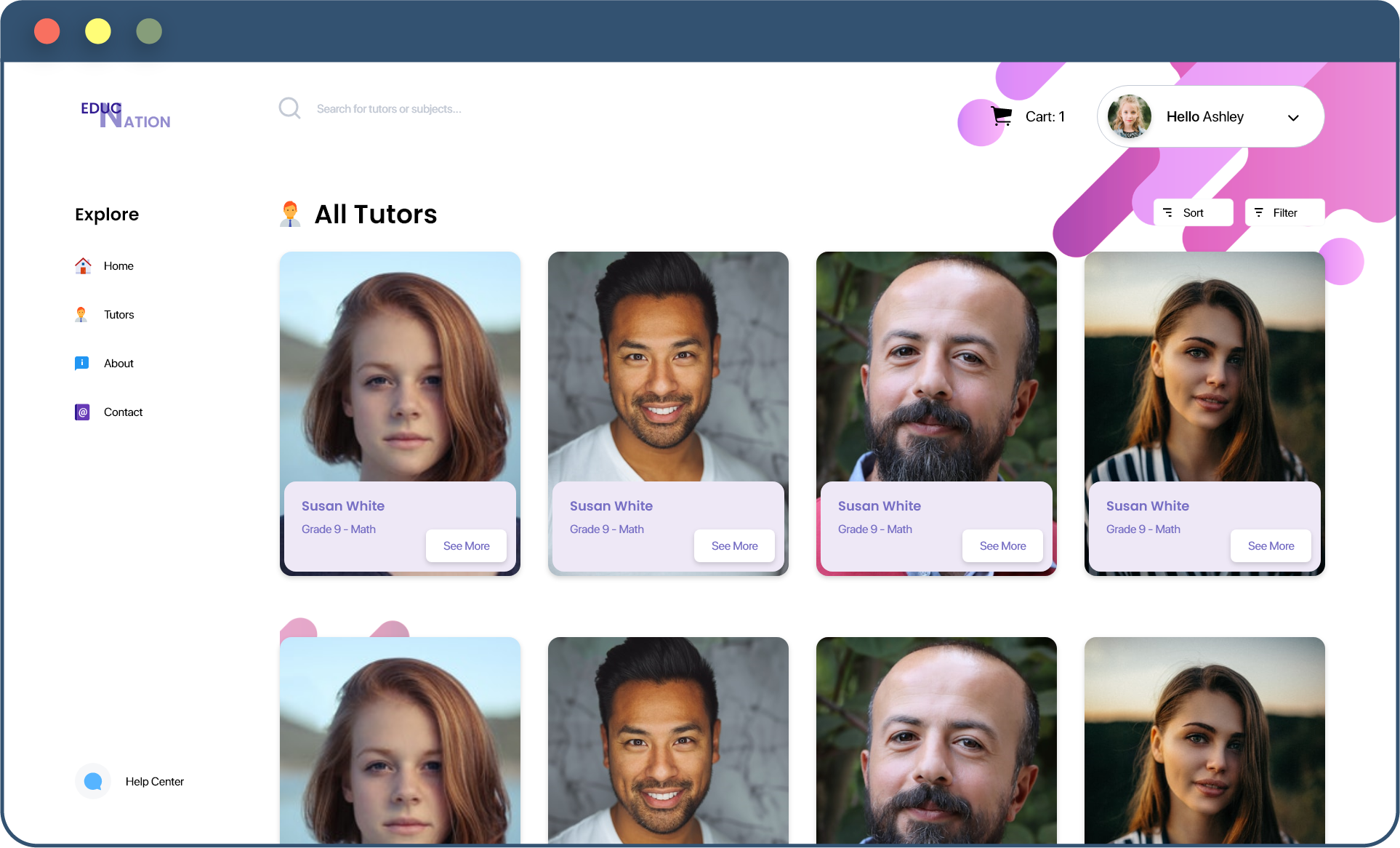 Education Nation Tutor Listing